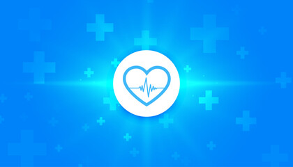 medical science blue shiny background with text space