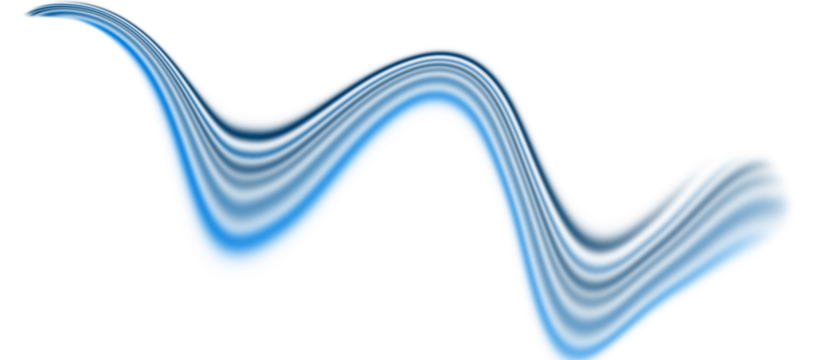 Smooth flowing blue wavy line background with gradient light and dynamic curve pattern representing motion, modern digital energy and abstract fluid design - Powered by Adobe