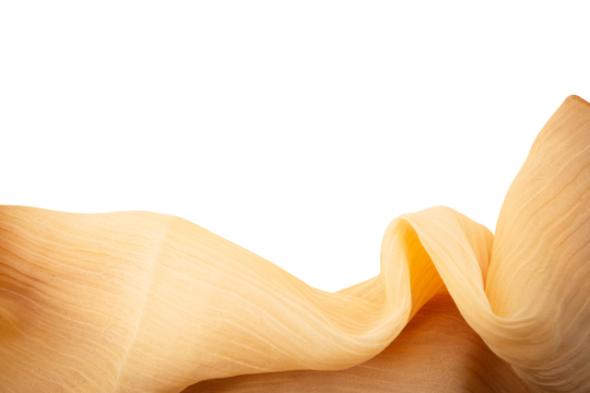 frame made of yellow fabric with a transparent background