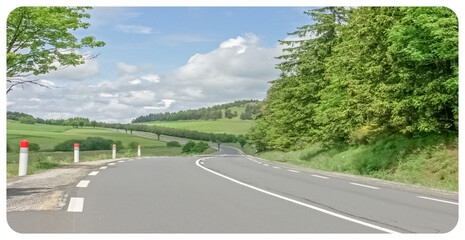 Fototapeta premium Route de campagne française 