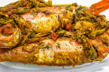 Carri créole de poissons 