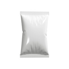 Blank Pillow Bag Mockup for Food Packaging Design.