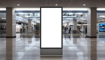 light box with luxury shopping mall