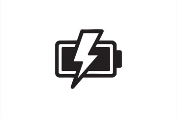 Simple black silhouette of shovel for construction, agriculture, and hardware visuals