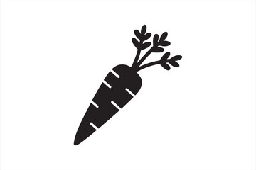 Simple black silhouette of rice plant for sustainability and farming concepts