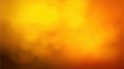 A vibrant abstract background featuring warm shades of orange and yellow, a glowing and dynamic atmosphere, blurred yellow background