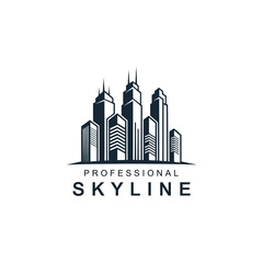 Fototapeta premium city skyline vector