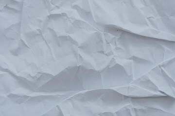 Paper crumpled abstract background. Cardboard material, empty crease, wrinkle crushed, document grey, rugged rough. Wrinkled torn crinkled page scrapbook.