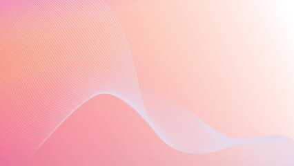 Minimal abstract background. Colorful gradient abstract background with wave lines pattern on colorful background vector in concept of technology.Abstract gradient background with fluid shapes. 
