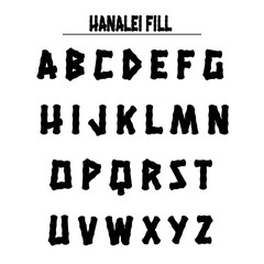 Font alphabet set
