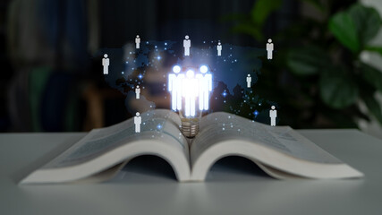 Global human network and workforce distribution highlight human, network, and global presence...