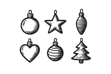 Handdrawn Illustration Christmas Decoration 