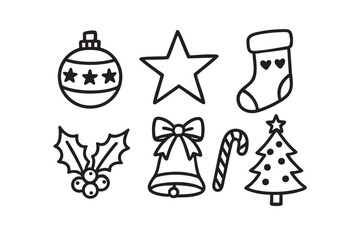 Handdrawn Illustration Christmas Decoration 