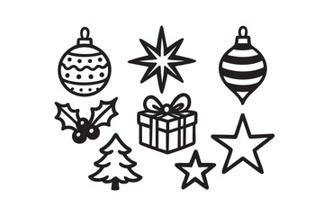 Handdrawn Illustration Christmas Decoration 