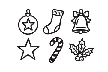 Handdrawn Illustration Christmas Decoration 