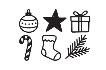 Handdrawn Illustration Christmas Decoration 