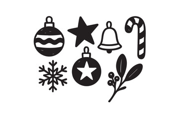 Handdrawn Illustration Christmas Decoration 