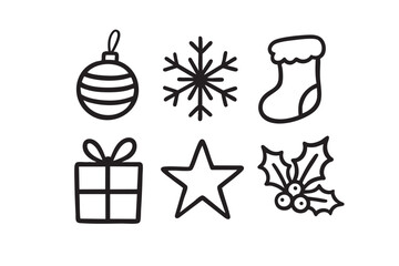 Handdrawn Illustration Christmas Decoration 