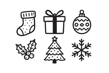 Handdrawn Illustration Christmas Decoration 