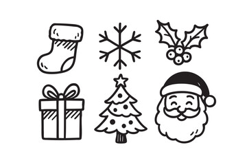 Handdrawn Illustration Christmas Decoration 