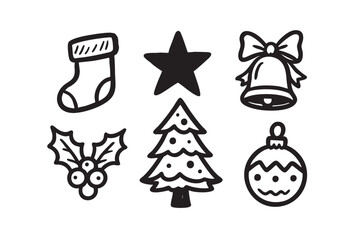 Handdrawn Illustration Christmas Decoration 