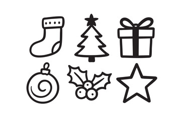 Handdrawn Illustration Christmas Decoration 