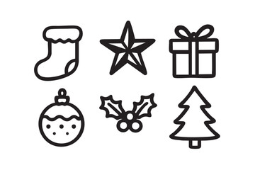 Handdrawn Illustration Christmas Decoration 