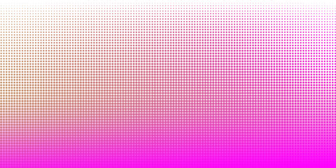 Pink orange polka dots gradient halftone background. Pop art cartoon dot texture with comic graphic design, Horizontal abstract pattern wall for cover digital technology. vector modern