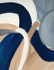 Abstract hand drawn nostalgic oil painting art wallpaper. Abstract oil painting, painting on canvas, carpet pattern art illustration.