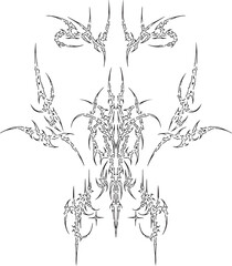 Cybersigilism Tattoo Designs