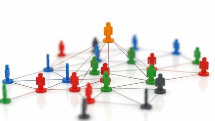 People network connection business community leadership - Powered by Adobe