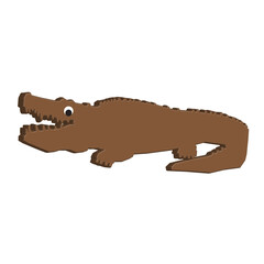 Cute cartoon vector illustration of a happy dog holding a bone