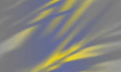 Abstract Blue and Yellow Light Streaks on Gray Background | Modern Art Design Element for Creative Projects