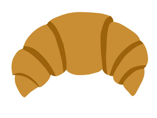 croissant isolated on white background