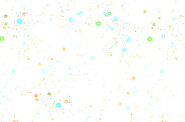 Glittering colorful stars lights overlay PNG christmas background, Abstract glowing seamless sparkling stars new year background, festive star dust particles neon, transparent background 