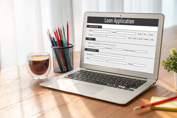 Online loan application form for modish digital information collection on the internet network