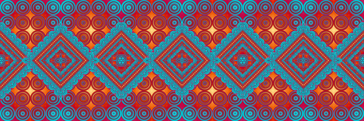 Seamless pattern. Vintage decorative elements. Oriental pattern, Islam, Arabic, Indian, Turkish, Pakistan, Chinese, Moroccan, Ottoman motifs