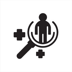 Collection of medical icons featuring healthcare symbols and health related graphics isolated on transparent background