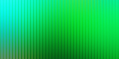 Obraz premium Vibrant gradient green background with vertical stripes and smooth color transition