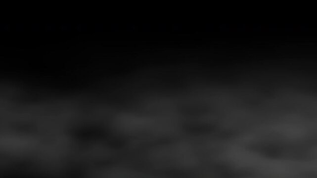 Atmospheric smoke slowly floating through space against transparent background, 4K video