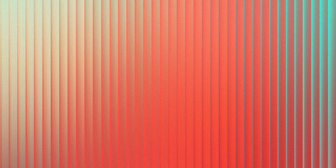 Obraz premium Vibrant gradient background with vertical stripes in red, pink, and teal tones