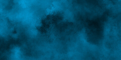 abstract cloud and vapor texture background. Black and blue smoke aquarelle smudge illustration smooth grungy smokey light pastel colors ink glow. Teal color powder explosion