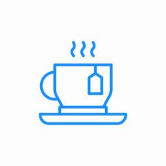 cup of tea icon sign vector