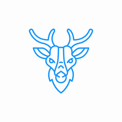 deer icon icon sign vector