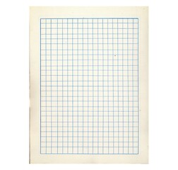 blue graph paper sheet