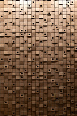 幾何学模様が美しいモダンな装飾壁面