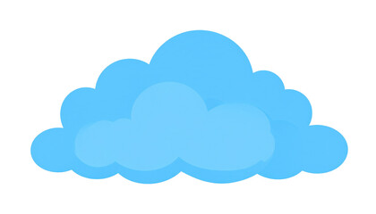Fototapeta premium Soft Blue Fluffy Clouds Against Clear Sky Background For Tranquil Atmosphere And Serene Settings
