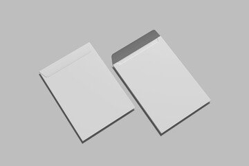 High Resolutin Envelope Blank Mockup
