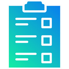 Obraz premium product management gradient fill icon