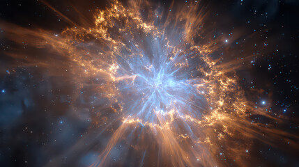 Supernova Explosion with Expanding Cosmic Dust